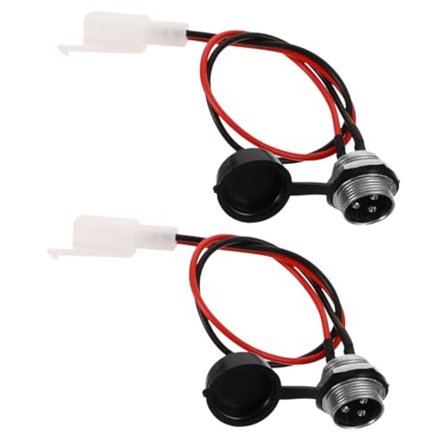 IMIKEYA 2Stücke Roller Ladeanschlüsse für Elektroroller Langlebige Ladedraht Stecker Einfach zu Installierendes Zubehör für Scooter und Bikes Kompatibel mit Systemen Zuverlässige von IMIKEYA