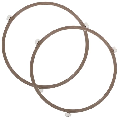 IMIKEYA Mikrowellen Drehteller Ringe Mikrowellen Ofen Trays Aus Mit Unterstützung Turntable Halter Für Optimale Wärmeverteilung von IMIKEYA