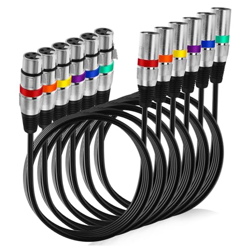 IMIKEYA 6 Stück Doppelt Geschirmtes Audio Buchsenkabel Für Mikrofon Echtes Mikrofon Mixerkabel Kabel Dual Gitarrenkabel Kabelgebundenes Lautsprecher Mikrofonkabel Instrumentenkabel IMIKEYA 6 Stück Doppelt Geschirmtes Audio Buchsenkabel Für Mikrofon Echtes Mikrofon Mixerkabel Kabel Dual Gitarrenkabel Kabelgebundenes Lautsprecher Mikrofonkabel Instrumentenkabel von IMIKEYA