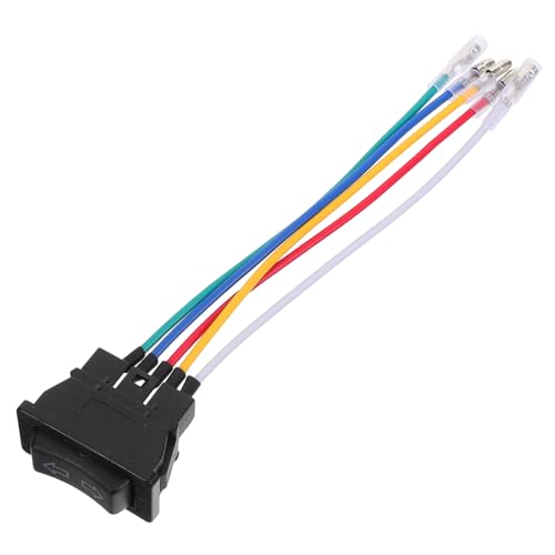 IMIKEYA Auto Fensterheber Schalter Pin Dc mit Kabelbaum Zuverlässiger Elektrischer Fensterheberschalter für Komfortable Bedienung im Fahrzeug Einfach zu Installieren von IMIKEYA