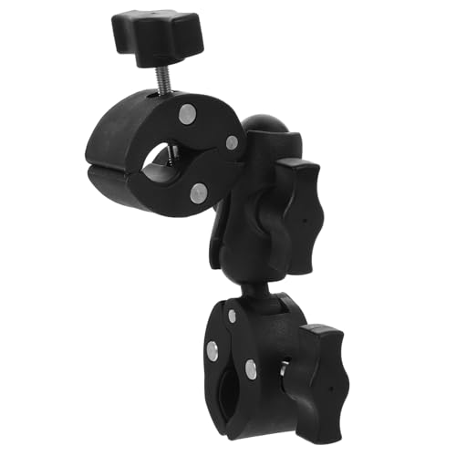 IMIKEYA Kamerahalter für Motorräder Kugelkopf Halterung Dual Clamp Design Stabil und Leicht für Actionkameras und Outdoor Fotografie für Motorräder und Mopeds von IMIKEYA