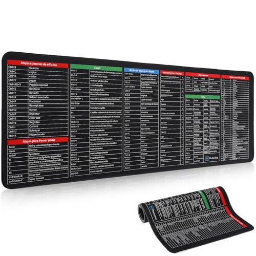 IMIKEYA Mauspad für Excel-Tastatur, rutschfest, wasserdicht, für Spiele, Schreibtisch, Büro, erweitertes Mauspad mit Hinweisen IMIKEYA Mauspad für Excel-Tastatur, rutschfest, wasserdicht, für Spiele, Schreibtisch, Büro, erweitertes Mauspad mit Hinweisen von IMIKEYA