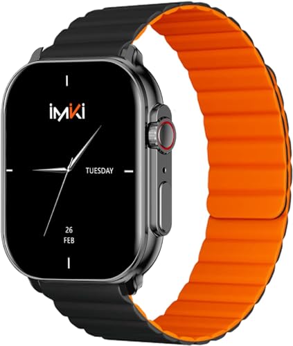 IMIKI SF1 Smartwatch mit Magnetarmband, 2.01 Zoll AMOLED-Display, 15 Tage Akkulaufzeit, IP68 Wasserschutz, Messung von Blutsauerstoff und Herzfrequenz, 100+ Fitnessmodus, für Android und iOS geeignet IMIKI SF1 Smartwatch mit Magnetarmband, 2.01 Zoll AMOLED-Display, 15 Tage Akkulaufzeit, IP68 Wasserschutz, Messung von Blutsauerstoff und Herzfrequenz, 100+ Fitnessmodus, für Android und iOS geeignet von IMIKI