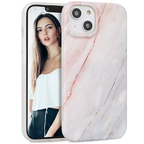 IMIKOKO Handyhülle für iPhone 14 Plus, Marmor TPU Schutzhülle Stoßfest Case Cover 6,7 Zoll von IMIKOKO