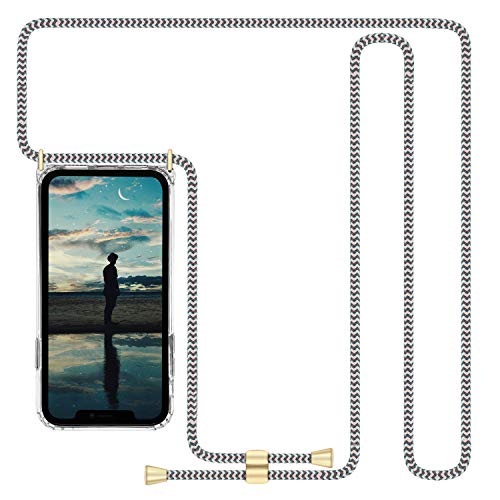 IMIKOKO Handykette Hülle für iPhone 11, Necklace Hülle mit Kordel zum Umhängen Durchsichtig Schutzhülle mit Band iPhone 11 (6.1") von IMIKOKO