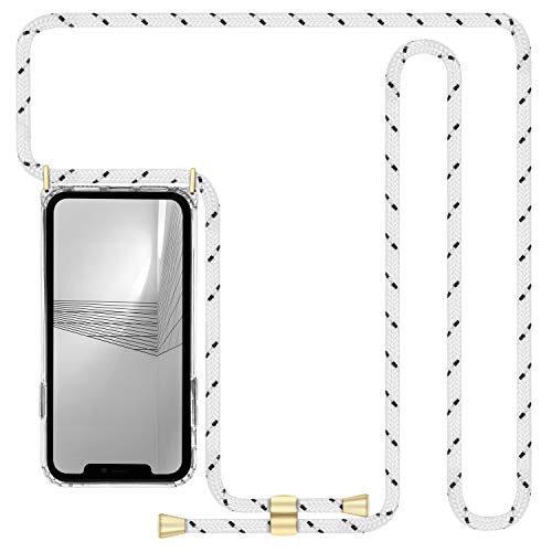 IMIKOKO Handykette Hülle für iPhone 11 Pro(5.8"), Necklace Hülle mit Kordel zum Umhängen Durchsichtig Schutzhülle mit Band iPhone 11 Pro von IMIKOKO