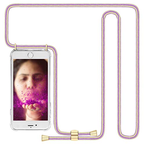 IMIKOKO Handykette Hülle für iPhone 7 Plus/8 Plus, Necklace Hülle mit Kordel, Handyhülle mit Band zum Umhängen 5,5" von IMIKOKO