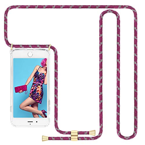 IMIKOKO Handykette Hülle für iPhone 7 Plus/8 Plus, Necklace Hülle mit Kordel, Handyhülle mit Band zum Umhängen 5,5" von IMIKOKO