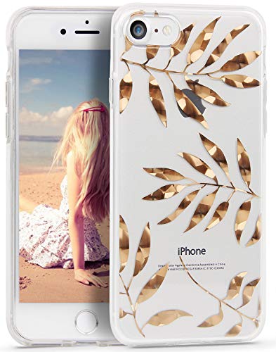 IMIKOKO Hülle für iPhone 7/iPhone 8 Glitter Bling Rosegold Handyhülle TPU Silikon Weiche Schlank Schutzhülle Handytasche Flexibel Case Handy HülleSE 3 SE 2022 von IMIKOKO