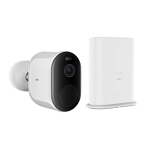 IMILAB Kabellose Außenkamera, Farbsicht, PTZ, Überwachungskamera, 2,5 K mit integriertem Akku, AI/PIR menschliche Erkennung, bidirektionales Audio, Alexa/IP66, Solarpanel Nicht im Lieferumfang von IMILAB