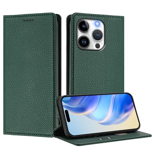 IMIRST Brieftaschen-Hülle für iPhone 14 Pro, PU-Leder-Folio, magnetisch, RFID Blocker Kartenhülle, Ständer, kompatibel mit Apple iPhone 14 Pro, LZW Malachite Green IMIRST Brieftaschen-Hülle für iPhone 14 Pro, PU-Leder-Folio, magnetisch, RFID Blocker Kartenhülle, Ständer, kompatibel mit Apple iPhone 14 Pro, LZW Malachite Green von IMIRST