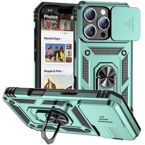 IMIRST Schutzhülle Kompatibel mit iPhone 16 Pro Stoßfest Robust Eingebauter Ständer Schiebeabdeckung Militärischer Schutz, Outdoor-Sport Stoßstange für Apple iPhone 16 Pro. JS Green IMIRST Schutzhülle Kompatibel mit iPhone 16 Pro Stoßfest Robust Eingebauter Ständer Schiebeabdeckung Militärischer Schutz, Outdoor-Sport Stoßstange für Apple iPhone 16 Pro. JS Green von IMIRST