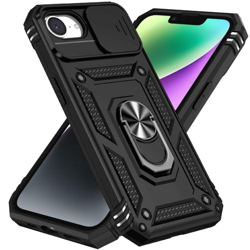 IMIRST Schutzhülle Kompatibel mit iPhone 16e Stoßfest Robust Eingebauter Ständer Schiebeabdeckung Militärischer Schutz, Outdoor-Sport Stoßstange für Apple iPhone 16e. JS Black IMIRST Schutzhülle Kompatibel mit iPhone 16e Stoßfest Robust Eingebauter Ständer Schiebeabdeckung Militärischer Schutz, Outdoor-Sport Stoßstange für Apple iPhone 16e. JS Black von IMIRST