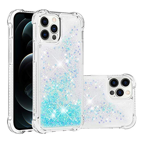 IMIRST Silikon Handy Hülle für Apple iPhone 12 Pro, Ecke Airbag Fallschutz Glitzer Treibsand Stoßfest Handyhülle TPU Bumper Sparkle Case für Apple iPhone 12 Pro. YBW Star Blue IMIRST Silikon Handy Hülle für Apple iPhone 12 Pro, Ecke Airbag Fallschutz Glitzer Treibsand Stoßfest Handyhülle TPU Bumper Sparkle Case für Apple iPhone 12 Pro. YBW Star Blue von IMIRST