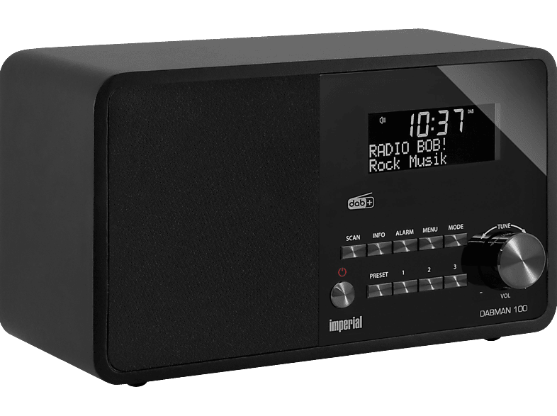 IMPERIAL DABMAN 100 Radio, Digital DAB+, DAB, Schwarz von IMPERIAL