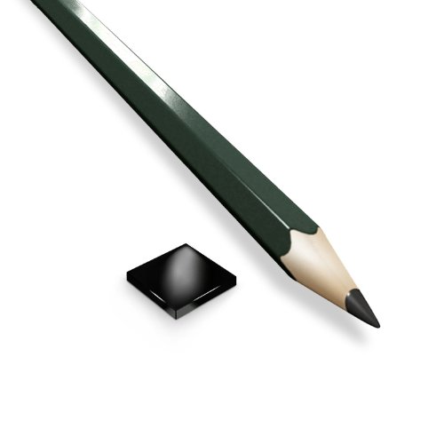 BlackEdition Neodym Magnete Quader N45 SCHWARZ, Black:15x15x3mm N45 15Kg (20St.) von IMPLOTEX