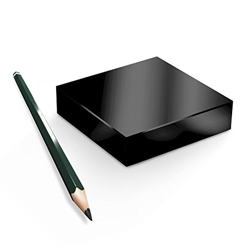 BlackEdition Neodym Magnete Quader N45 SCHWARZ, Black:80x80x20mm N45 400Kg (1St.) von IMPLOTEX