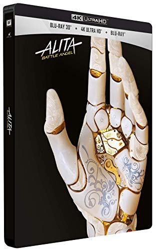 Alita: Battle Angel Steelbook [Blu-Ray]+[Blu-Ray 3D] [Region Free] (Deutsche Sprache. Deutsche Untertitel) von IN-FR