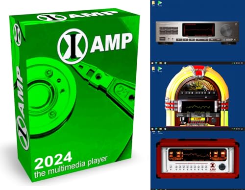 1X-AMP - Audioplayer (2024er Version) MP3 Player Software, Virtuelle Hifianlage, Jukebox und Audio Player Windows von IN MEDIAKG TI