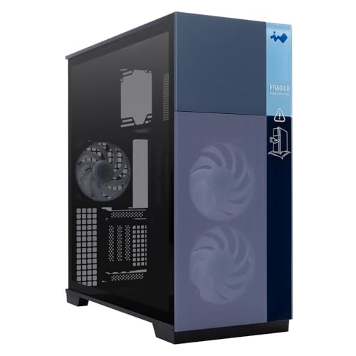 InWin F5 E-ATX Full Tower Computergehäuse mit gehärtetem Glas, Mesh-Panels, anpassbaren Frontblenden und ATX-Rückverbindungs-Motherboard-Unterstützung InWin F5 E-ATX Full Tower Computergehäuse mit gehärtetem Glas, Mesh-Panels, anpassbaren Frontblenden und ATX-Rückverbindungs-Motherboard-Unterstützung von IN WIN