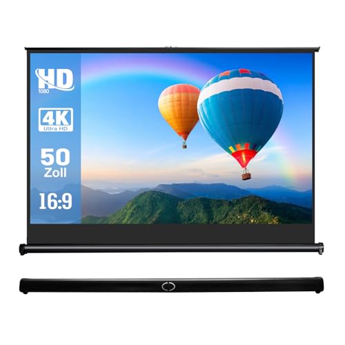 IN&VI Tragbare Leinwand Beamer 50 Zoll,Pull-Up Beamer Leinwand mit Ständer,Leinwand Beamer Outdoor für Camping,Heimkino,Schule,Treffen IN&VI Tragbare Leinwand Beamer 50 Zoll,Pull-Up Beamer Leinwand mit Ständer,Leinwand Beamer Outdoor für Camping,Heimkino,Schule,Treffen von IN&VI