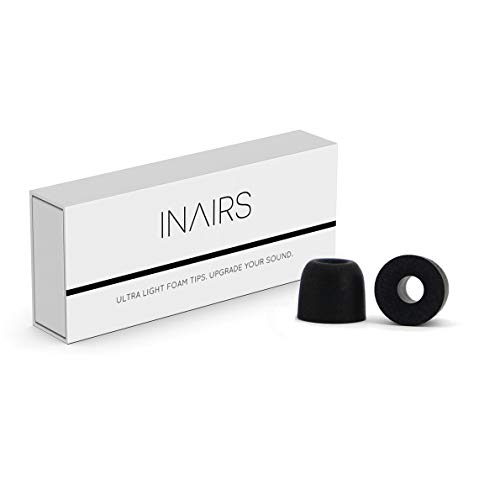 INAIRS AIR1 (L) - 5 Paar Kopfhörer Aufsätze - Felsenfester Halt beim Sport und intensives Klangerlebnis von INAIRS