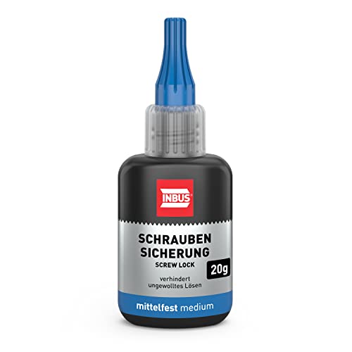 INBUS® 79560 Schraubensicherung mittelfest, 20g — Made in Germany von INBUS