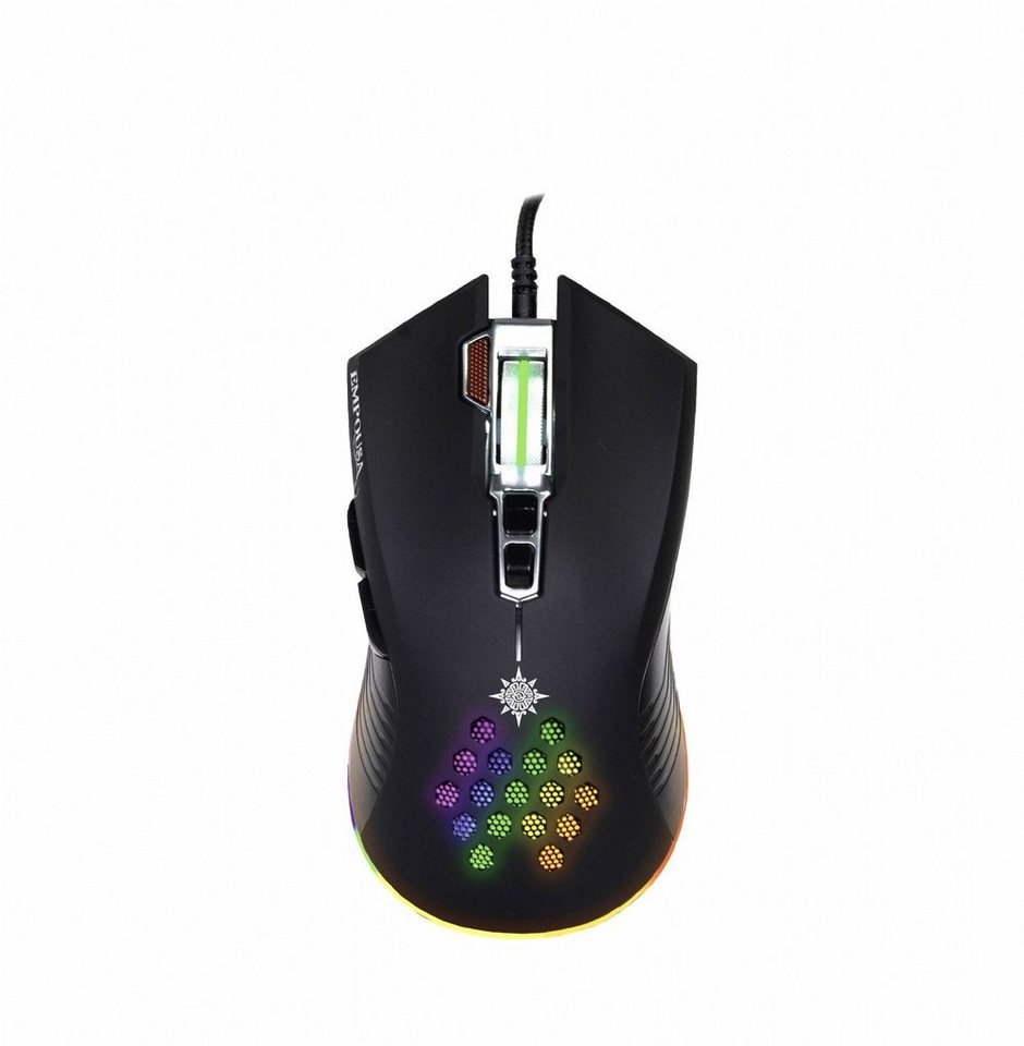 INCA Emmpousa RGB 7200 DPI Maktrotasten Professionelle Gaming-Maus schwarz Gaming-Maus von INCA