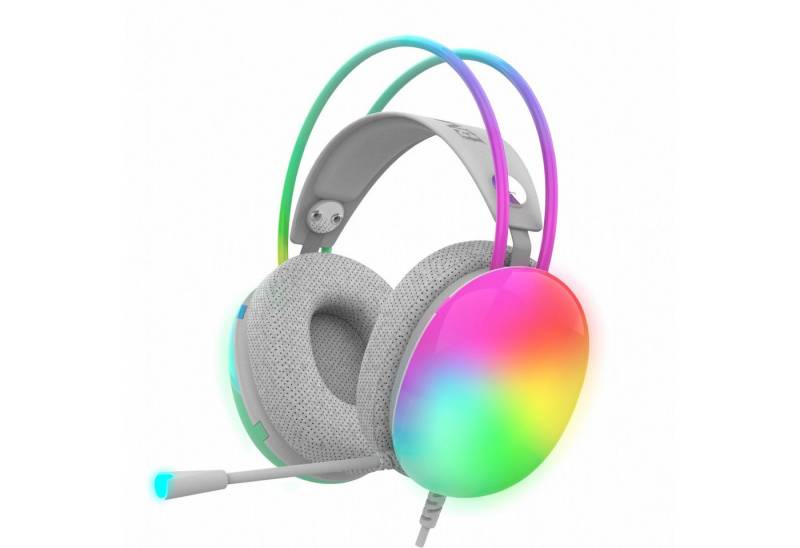 INCA Empousa Kopfhörer mit Mikrofon 7.1 Virtual Surround RGB Gaming-Headset von INCA
