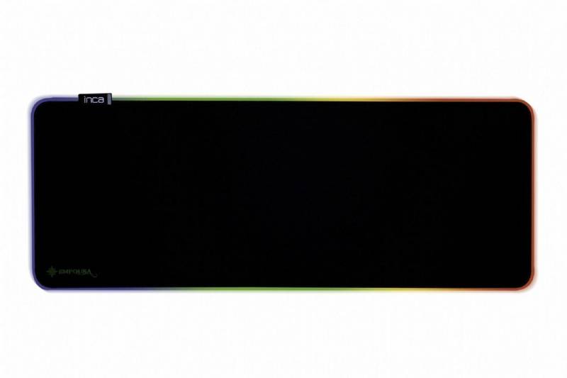 INCA Gaming Mauspad IMP-022 RGB Gaming Mauspad XL 770 x 295 mm Schwarz von INCA