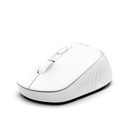 INCA IWM-243RB Candy Design Wireless Mouse, 2.4GHz Wireless, Auto Sleep Mode, 800-1600 DPI (Weiß) von Inca