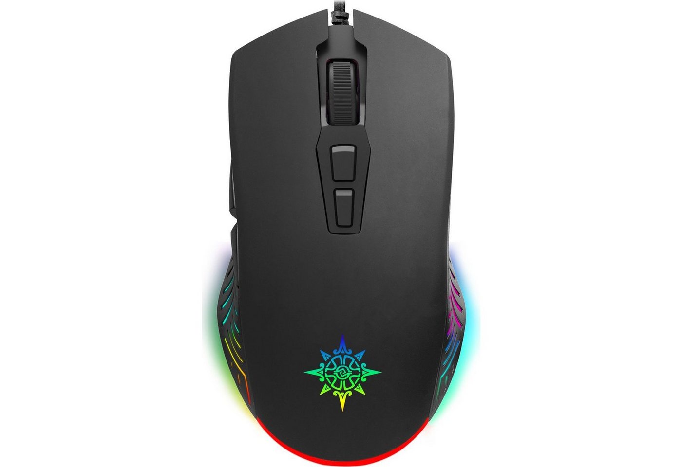 INCA Inca IMG-GT17 PRO Optisch Gaming Maus 6400 DPI RGB-Logo-Effekt Gaming-Maus von INCA