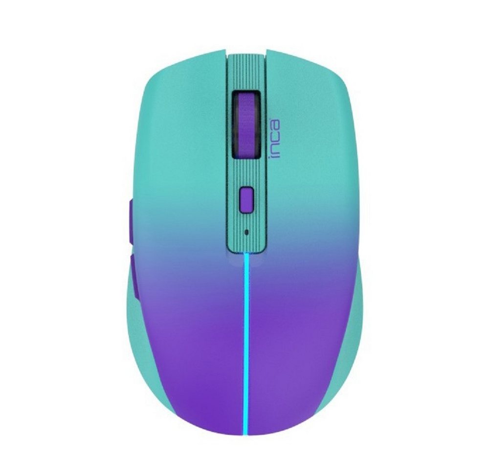 INCA Maus 1600 DPI Wireless Bluetooth 6D Taste 500mAh Akku Silent Key Maus von INCA