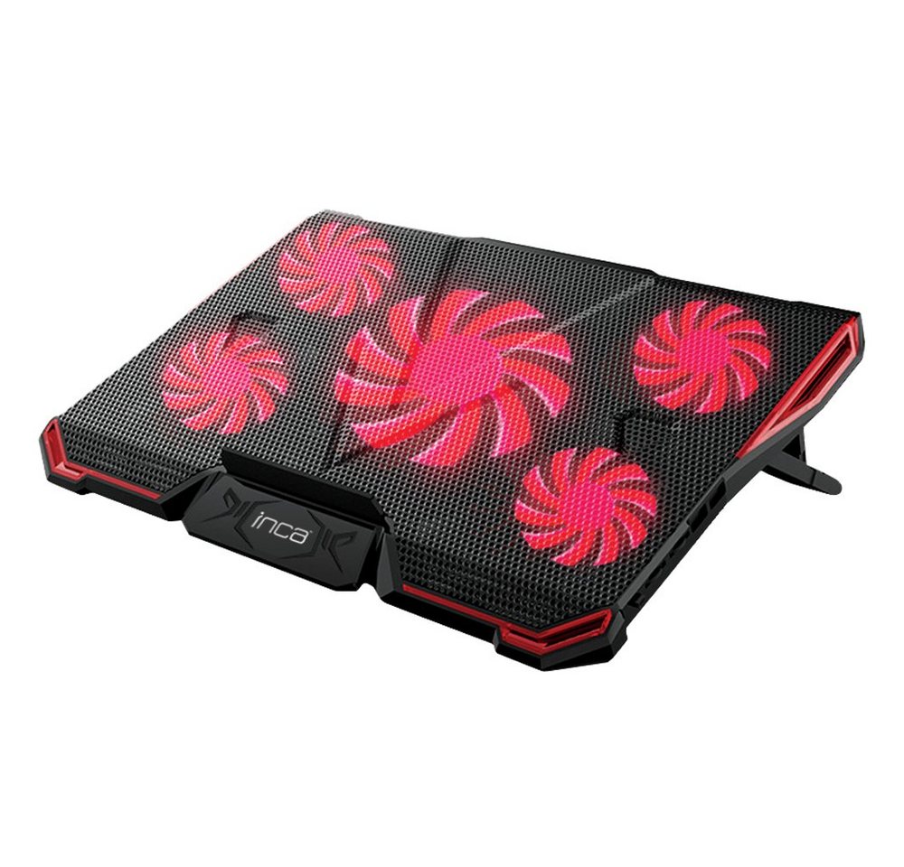 INCA Notebook-Kühler für 14-17-Zoll-Laptops 1x125mm, 4x80mm Lüfter von INCA
