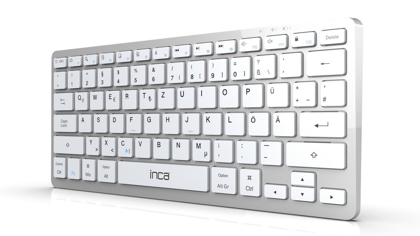 INCA Smart Tastatur wiederaufladbare Keyboard Bluetooth 5.0 Wireless-Tastatur INCA Smart Tastatur wiederaufladbare Keyboard Bluetooth 5.0 Wireless-Tastatur von INCA