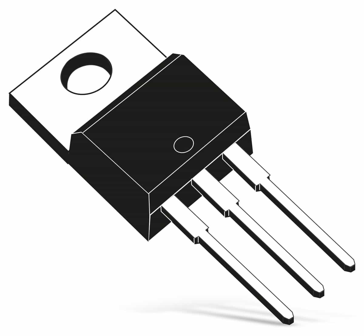 INCHANGE Transistor BD241C, NPN, 100V, 3A, 40W, TO220 von INCHANGE
