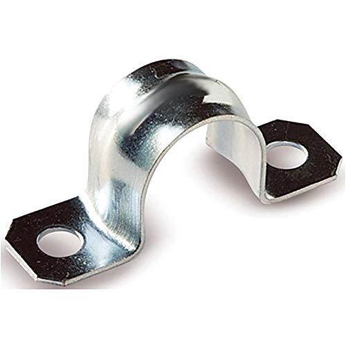 Index Fixing Systems ABPU018 Befestigungsschelle Verzinkt mit Zwei Befestigungslöcher, 18 mm (50 Stück) von INDEX A PERFECT FIXING