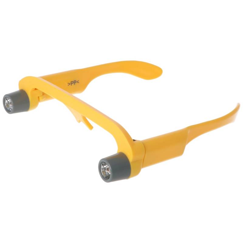 Arbeits-Leucht-Brille mit Standard Krypton Birnchen für 4x Micro AAA Batterien von INDEXA
