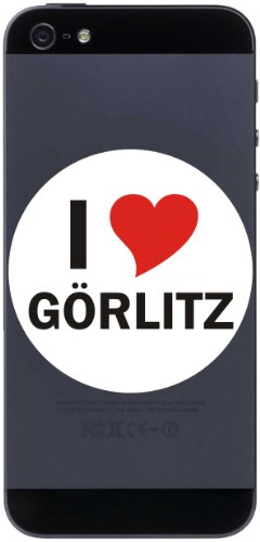 I Love Aufkleber 7 cm mit Stadtname GOERLITZ - Decal - Sticker - Handy - Handyskin - Handyaufkleber - Telefonaufkleber - JDM - Die Cut - OEM von INDIGOS UG