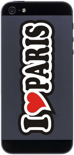 INDIGOS UG Telefon Aufkleber I Love Paris 70 mm - Telefonaufkleber - Handyaufkleber - Handyskin - Sticker fürs Handy - Smartphone Rückseite INDIGOS UG Telefon Aufkleber I Love Paris 70 mm - Telefonaufkleber - Handyaufkleber - Handyskin - Sticker fürs Handy - Smartphone Rückseite von INDIGOS UG