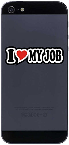 INDIGOS UG Telefon Aufkleber I Love My Job 50 mm - Telefonaufkleber - Handyaufkleber - Handyskin - Sticker fürs Handy - Smartphone Rückseite INDIGOS UG Telefon Aufkleber I Love My Job 50 mm - Telefonaufkleber - Handyaufkleber - Handyskin - Sticker fürs Handy - Smartphone Rückseite von INDIGOS UG