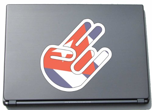 INDIGOS UG Laptop Aufkleber The Shocker Hand Cuba-Kuba 210x144 mm - Umriss weiß - Sticker selbstklebend - Fahne - Flagge - Tuning - Modellblau - Home - Etiketten INDIGOS UG Laptop Aufkleber The Shocker Hand Cuba-Kuba 210x144 mm - Umriss weiß - Sticker selbstklebend - Fahne - Flagge - Tuning - Modellblau - Home - Etiketten von INDIGOS UG
