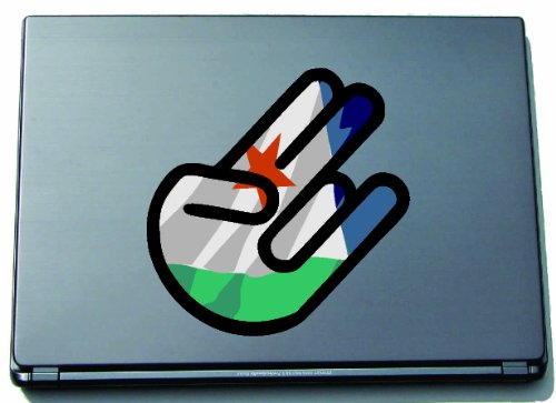 INDIGOS UG Laptop Aufkleber The Shocker Hand Djibouti-Dschibuti 297x205 mm - Umriss schwarz - Sticker selbstklebend - Fahne - Flagge - Tuning - Modellblau - Home - Etiketten INDIGOS UG Laptop Aufkleber The Shocker Hand Djibouti-Dschibuti 297x205 mm - Umriss schwarz - Sticker selbstklebend - Fahne - Flagge - Tuning - Modellblau - Home - Etiketten von INDIGOS UG