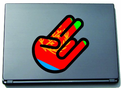 INDIGOS UG Laptop Aufkleber The Shocker Hand Eritrea-Eritrea 297x205 mm - Umriss schwarz - Sticker selbstklebend - Fahne - Flagge - Tuning - Modellblau - Home - Etiketten INDIGOS UG Laptop Aufkleber The Shocker Hand Eritrea-Eritrea 297x205 mm - Umriss schwarz - Sticker selbstklebend - Fahne - Flagge - Tuning - Modellblau - Home - Etiketten von INDIGOS UG