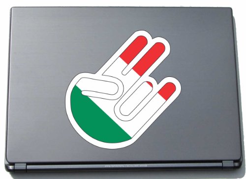 INDIGOS UG Laptop Aufkleber The Shocker Hand Hungary-Ungarn 297x205 mm - weißer Umriss - Sticker selbstklebend - Fahne - Flagge - Tuning - Modellblau - Home - Etiketten INDIGOS UG Laptop Aufkleber The Shocker Hand Hungary-Ungarn 297x205 mm - weißer Umriss - Sticker selbstklebend - Fahne - Flagge - Tuning - Modellblau - Home - Etiketten von INDIGOS UG