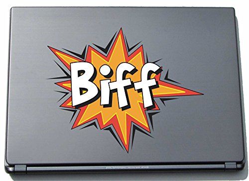 Laptopaufkleber Laptopskin Comic 011 - Lustiges Motiv Biff - 150 x 188 mm Aufkleber von INDIGOS UG