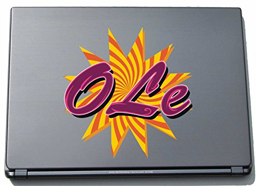 Laptopaufkleber Laptopskin Comic 027 - Lustiges Motiv Ole - 210 x 209 mm Aufkleber von INDIGOS UG