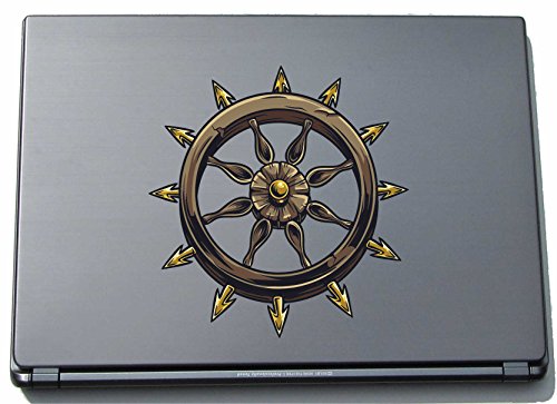 Laptopaufkleber Laptopskin Misc3-Okkult3 - Okkult geheimnissvolles Zeichen - 210 x 200 mm Aufkleber von INDIGOS UG