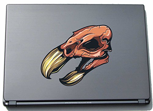Laptopaufkleber Laptopskin Skull 054 - widerlicher Totenkopf Skull - 150 x 175 mm Aufkleber von INDIGOS UG