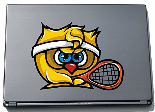 Laptopaufkleber Laptopskin Sport 039 - Wütender Eule - 210 x 280 mm Aufkleber von INDIGOS UG